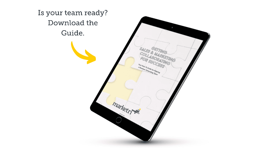 Sales & Marketing Collaboration for Success iPad Image